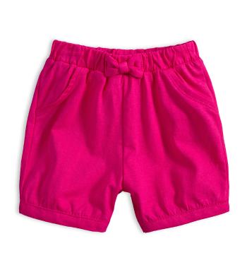 Dívčí bavlněné šortky KNOT SO BAD GIRLY PINK růžové Velikost: 62