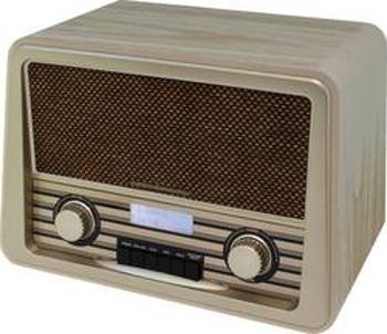 Stolní rádio SoundMaster NR920 Nostalgie, dřevo, světle hnědá