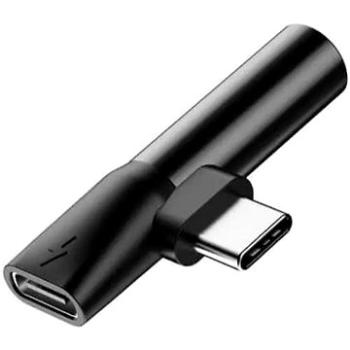 Baseus audio rozbočovač L41 s koncovkami USB-C samec / USB-C samice /3,5mm Jack samice, černá (CATL41-01)