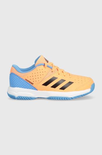 Dětské sneakers boty adidas Performance oranžová barva