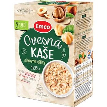 Emco Ovesná kaše s lískovými oříšky 5x55g (8595229916178)