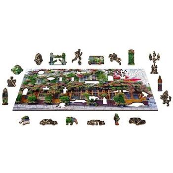 Wooden city Dřevěné puzzle Londýnská hospoda 2v1, 300 dílků eko (5904151820195)