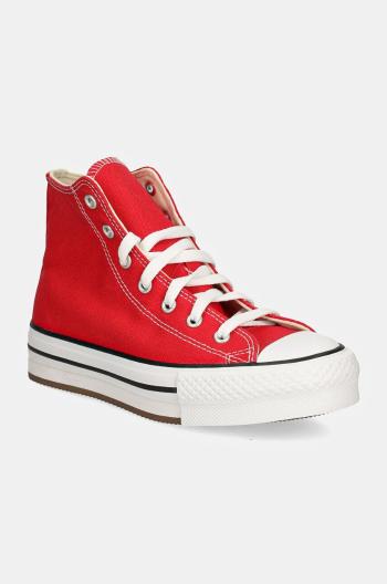 Dětské tenisky Converse CHUCK TAYLOR ALL STAR EVA LIFT červená barva, A08425C