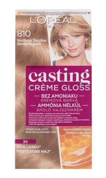 Barva na vlasy L'Oréal Paris - Casting Creme Gloss 810 Vanilla Icecream 48 ml , Vanilková, zmrzlina