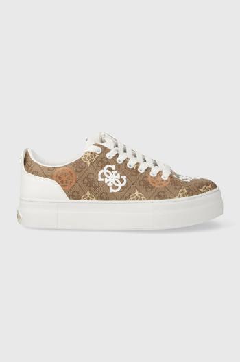 Sneakers boty Guess GIANELE4 béžová barva, FLPGN4 FAL12