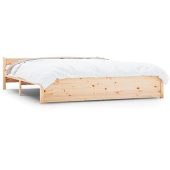 Rám postele masivní dřevo 200 × 200 cm, 815064 (815064)