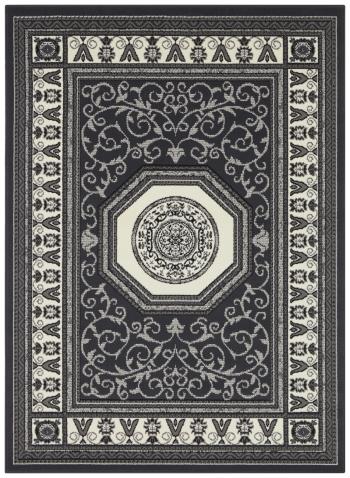 Mujkoberec Original Kusový orientální koberec Mujkoberec Original 104357 - 80x150 cm Černá