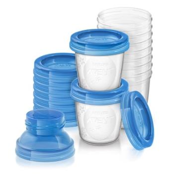 Philips AVENT SCF618/10 Nádobky na mléko 10x 180 ml