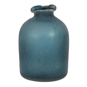 Modrá váza Single s patinou - 7*10 cm 6GL3051
