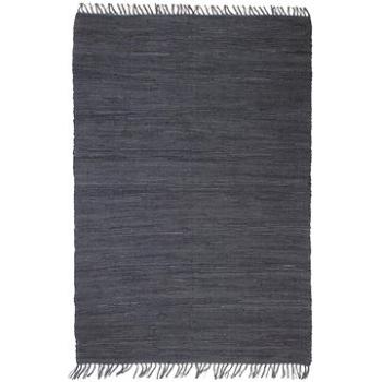 Ručně tkaný koberec Chindi bavlna 160×230 cm antracitový (245198)