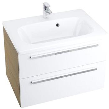 RAVAK Koupelnová skříňka pod umyvadlo SD 700 Chrome II capuccino/bílá (X000000921)