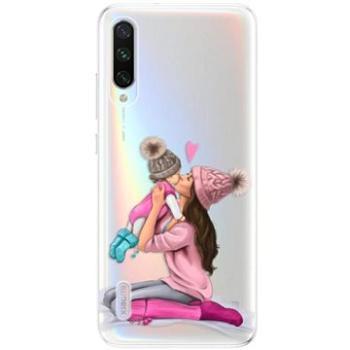 iSaprio Kissing Mom - Brunette and Girl pro Xiaomi Mi A3 (kmbrugirl-TPU2_MiA3)