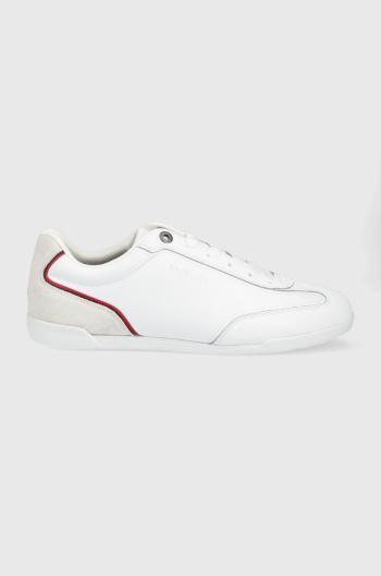 Kožené sneakers boty Tommy Hilfiger bílá barva