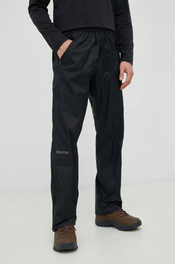 Nepromokavé kalhoty Marmot Precip Eco černá barva