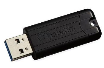 Akce!!! VERBATIM flashdisk 32GB USB 3.0 PinStripe USB Drive - Černá, 49317