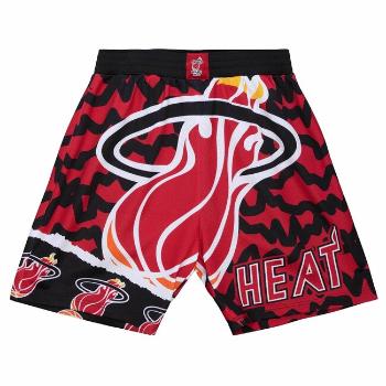 Mitchell & Ness shorts Miami Heat Jumbotron 2.0 Submimated Mesh Shorts red/black - 2XL