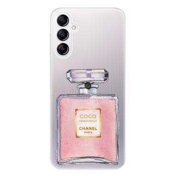 Odolné silikonové pouzdro iSaprio - Chanel Rose - Samsung Galaxy A14 / A14 5G