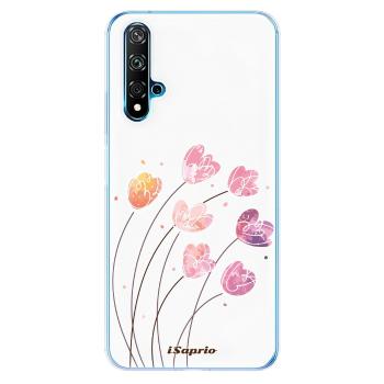 Odolné silikonové pouzdro iSaprio - Flowers 14 - Huawei Nova 5T