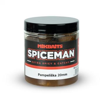 Mikbaits boilie v dipu spiceman pampeliška 250 ml - 20 mm