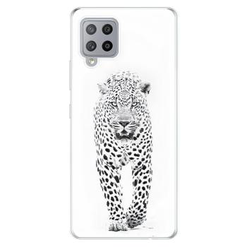 Odolné silikonové pouzdro iSaprio - White Jaguar - Samsung Galaxy A42