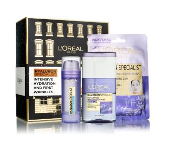 Loréal Paris Hyaluron Specialist dárková sada pro hydrataci pleti 3 ks