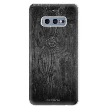 Odolné silikonové pouzdro iSaprio - Black Wood 13 - Samsung Galaxy S10e