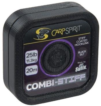 Carp Spirit Šňůra Combi Stiff Coated Braid Black Silt 20m - 15lb