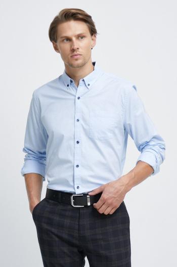 Bavlněné tričko Medicine regular, s límečkem button-down
