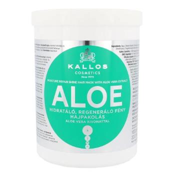 Kallos Cosmetics Aloe Vera 1000 ml maska na vlasy pro ženy na poškozené vlasy