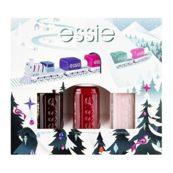 Essie Nail Polish Christmas Mini Trio Pack dárková kazeta dárková sada Bordeaux
