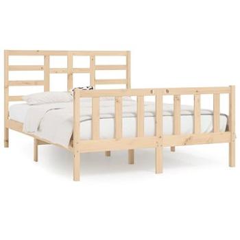 Rám postele masivní dřevo 150 × 200 cm King Size, 3107618 (3107618)