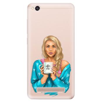 Odolné silikonové pouzdro iSaprio - Coffe Now - Blond - Xiaomi Redmi 4A