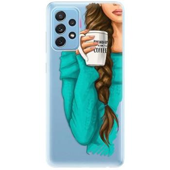 iSaprio My Coffe and Brunette Girl pro Samsung Galaxy A72 (coffbru-TPU3-A72)