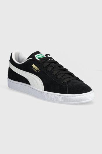 Semišové sneakers boty Puma Suede Classic černá barva, 399781