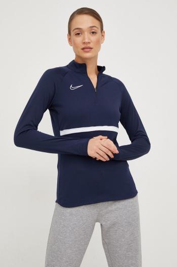 Tréninkové tričko s dlouhým rukávem Nike Dri-fit Academy tmavomodrá barva