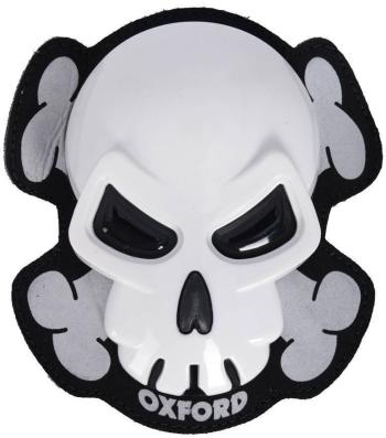 Oxford Skull Knee Sliders White UNI Slidery