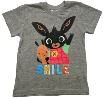 Setino Chlapecké tričko - Bing Smile šedé Velikost - děti: 122