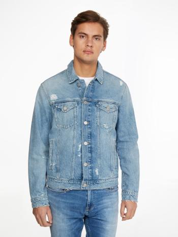 Tommy Jeans pánská modrá džínová bunda - L (1AB)