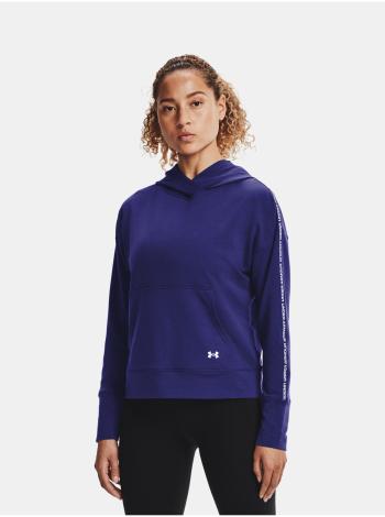 Mikina Under Armour UA Rival Terry Taped Hoodie - modrá
