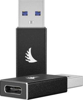 Adaptér USB 3.0 Angelbird [1x USB 3.1 zástrčka A​ - 1x USB-C™ zásuvka] černá