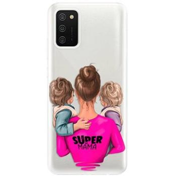 iSaprio Super Mama - Two Boys pro Samsung Galaxy A02s (smtwboy-TPU3-A02s)