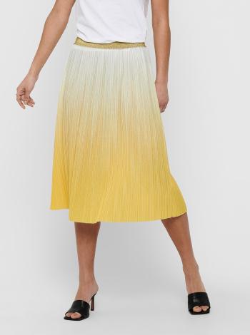 Žlutá plisovaná sukně ONLY Dippy