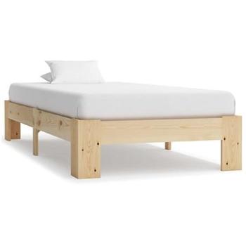 Rám postele masivní borové dřevo 90x200 cm (283280)