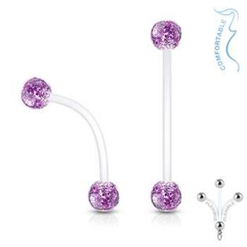 Šperky4U Pružný těhotenský piercing do pupíku - WP0021-A