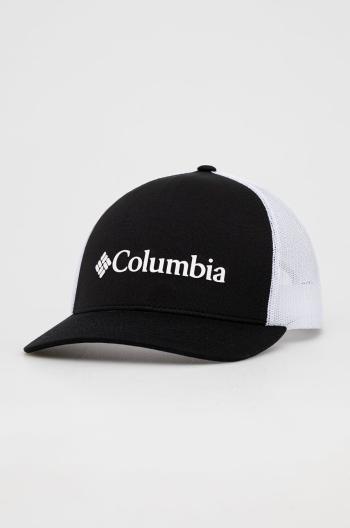 Čepice Columbia černá barva, s potiskem