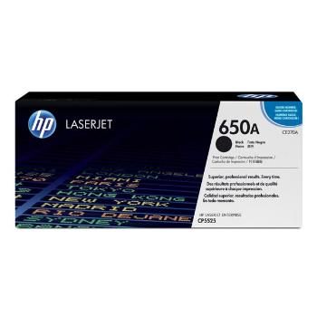 HP 650A CE270A černý (black) originální toner