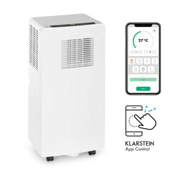 Klarstein Iceblock Ecosmart 9, mobilní klimatizace, 3 v 1, 9000 BTU, ovládání přes aplikaci, bílá