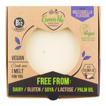 Veganská alternativa sýru mozzarella blok 250 g GREENVIE