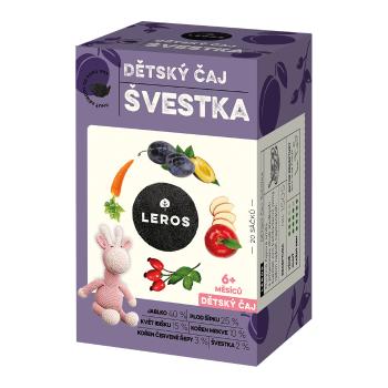 Leros Dětský čaj Švestka 20x2 g