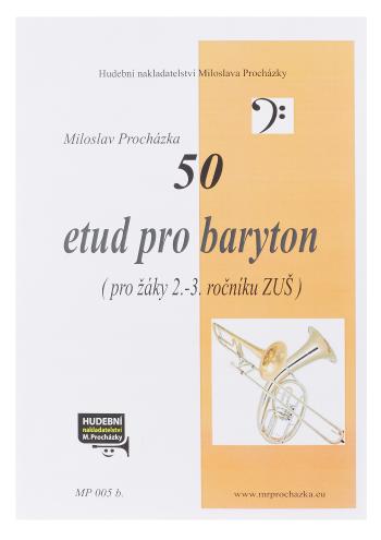 KN 50 Etud pro baryton (trombon, pozoun)